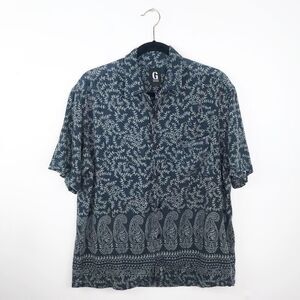 Vintage 90’s guess jeans paisley Hawaiian‎ shirt